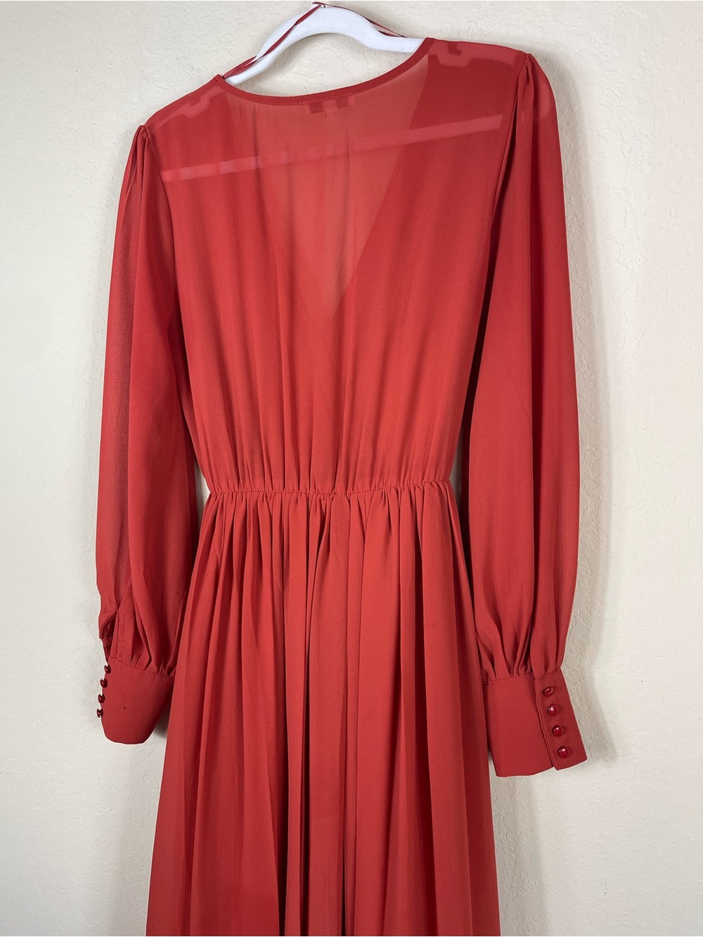 Baltic Born Celine Maxi Dress Rust Size Medium - Picture 7 of 7